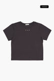 Elver eyelet cropped tee