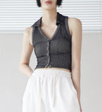 Nube Collar Stripe Sleeveless