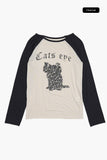Cats raglan long sleeve
