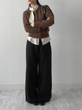 Mir Alpaca Round Cardigan