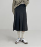 Jessie Brushed Pleated Skirt