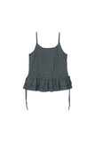 Retin Check Frill Tank Top