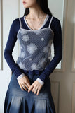 Lace Flower Bustier