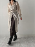 Basic Pencil Long Skirt