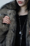 Berlin over fur jacket
