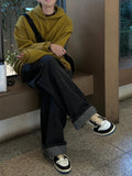 Beams Over Cargo Denim Pants