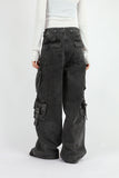 Fuse pocket black denim
