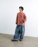 Washed Denim Balloon Pants