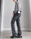Cycling Long Bootcut Denim Pants