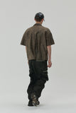 OBLIQUE PATCH DENIM PANTS