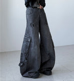 Quiet Black Curved Denim
