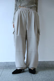 Fleece banding cargo pants