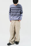 Reon Striped Round Knit