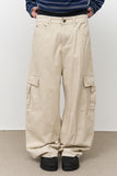 Bone Washed Cargo Pants