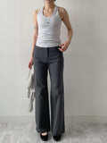 Striped Halterneck Sleeveless
