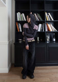 MAXI BLACK WIDE DENIM PT