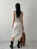 Minimal Square Ribbed Sleeveless