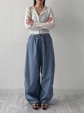 Pleated Crop Cardigan T-shirt