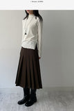 Giel Wool Pleated Skirt