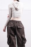 Majeur Wrap Hood T-Shirt