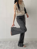 [Unisex] Summer Bootcut Wide Slacks