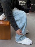 Comet Milk Wide Denim Jeans