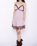 Sharala Slip Lace Bustier One Piece