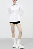 Pasia side string shirt