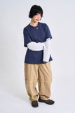 Waffle damage layered long sleeve