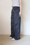 Deep Dyeing Cut Cotton Pants