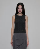 Crinkled Sleeveless