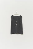 (W) Lodge Button Sleevless
