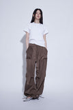 glossy tech pants