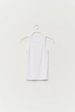 (W) Bean Ribbed Sleeveless