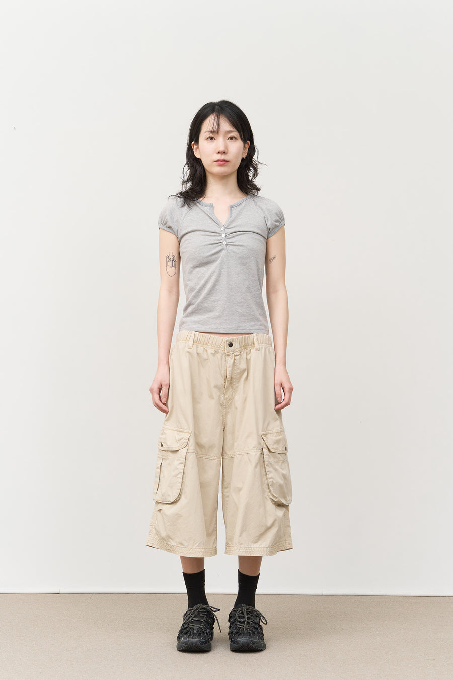 【HI FI FNK】Garment Washed Pants HI FI FNK】Garment Washed Pants