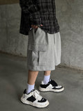 Two-Tuck Bermuda Cargo Sweatpants