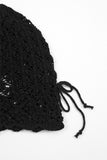 Islet ribbon net beanie