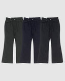 (W) Det Herringbone Flare Jeans