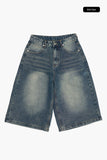 Orvid denim bermuda pants