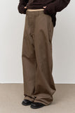 Beams Dart Curved Pants