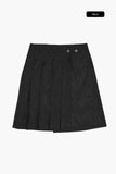 Tressa textured wrap skirt