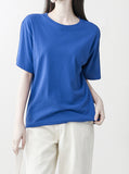 Summer Linen Short Sleeve T-shirt