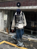 Two-tone Taping Incision Denim