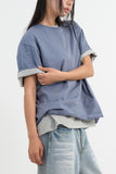 Semi-cropped daily t-shirt