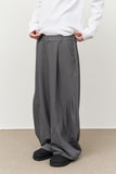 Taper Pintuck Banding Trousers