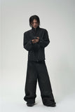 WAX COATED BIKER JACKET