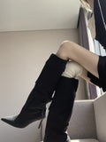 PerinBam Vintage Cargo Long Boots
