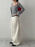 382 Curved Balloon Wide Pants