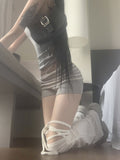 Cutina Low-Waist Knit Shorts