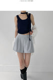 Anton two-tuck culotte pants